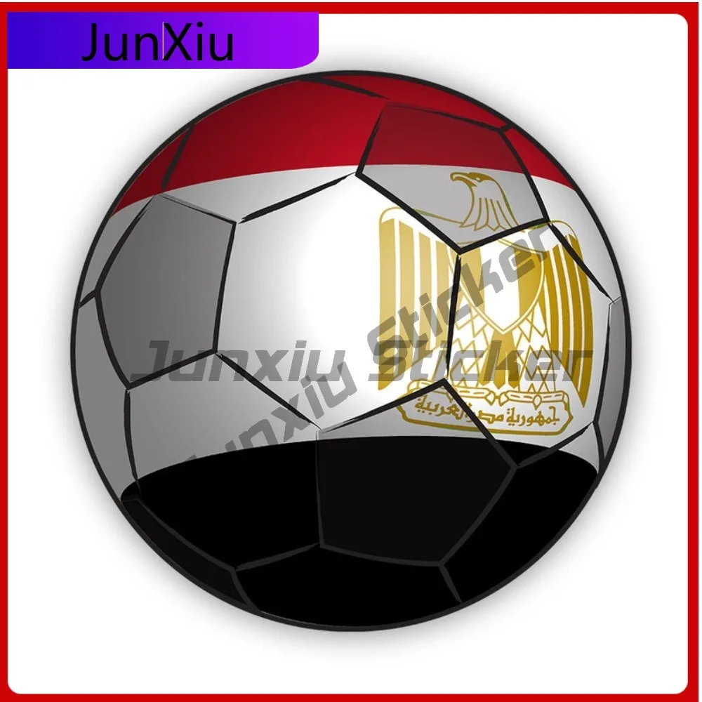 

Egypt Football Sticker Creative Decals Egyptian Flag Soccer Pitch State Flag Patriotic Car Sticker Vinyl Decal Waterproof