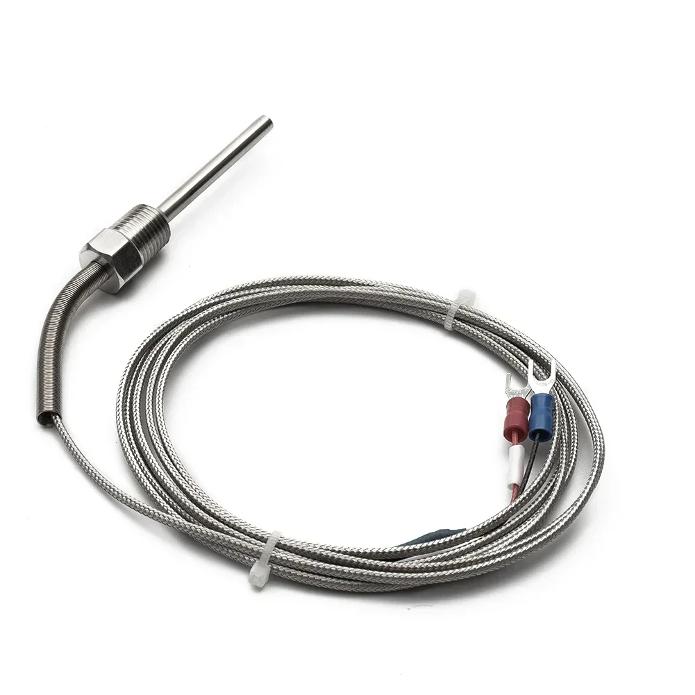 Thermocouple 1/4 NPT Thread Type K 2m Probe Sensor Temperature Sensor 0-500°C Temperature Controller