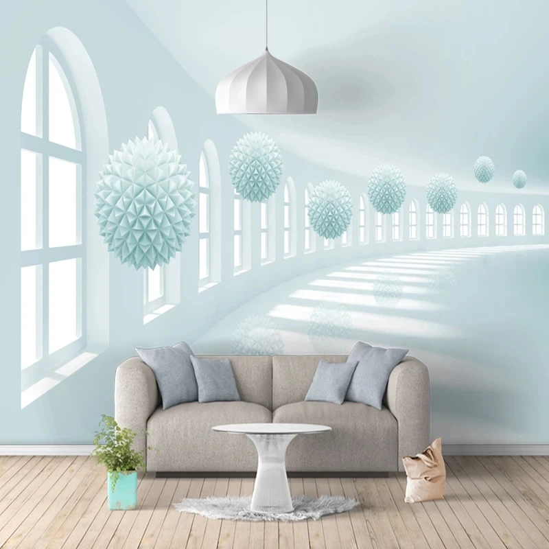 Customized Photo Modern Simple 3D Space Expansion Art Mural Wallpaper Living room sofa TV background wall bedroom restaurant 8d