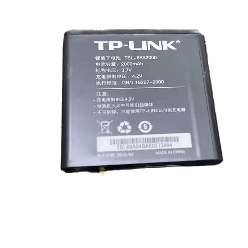 10pcs 2000mAh TBL-68A2000 Battery For TP-LINK TL-MR11U TL-MR3040 wifi mifi 2000mAh 3.7V Battery Batterie Bateria