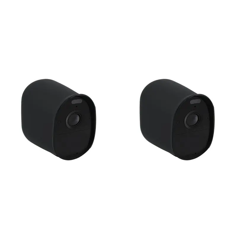 ABKQ-2X For Arlo Essential Spotlight Camera Silicone Protective Case Sunshade Rain Cover Case Leather Security