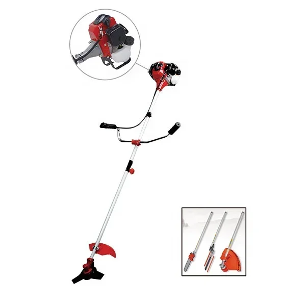 Multi-function 5 in 1 brush cutter 25.4cc gasoline grass trimmer BC260