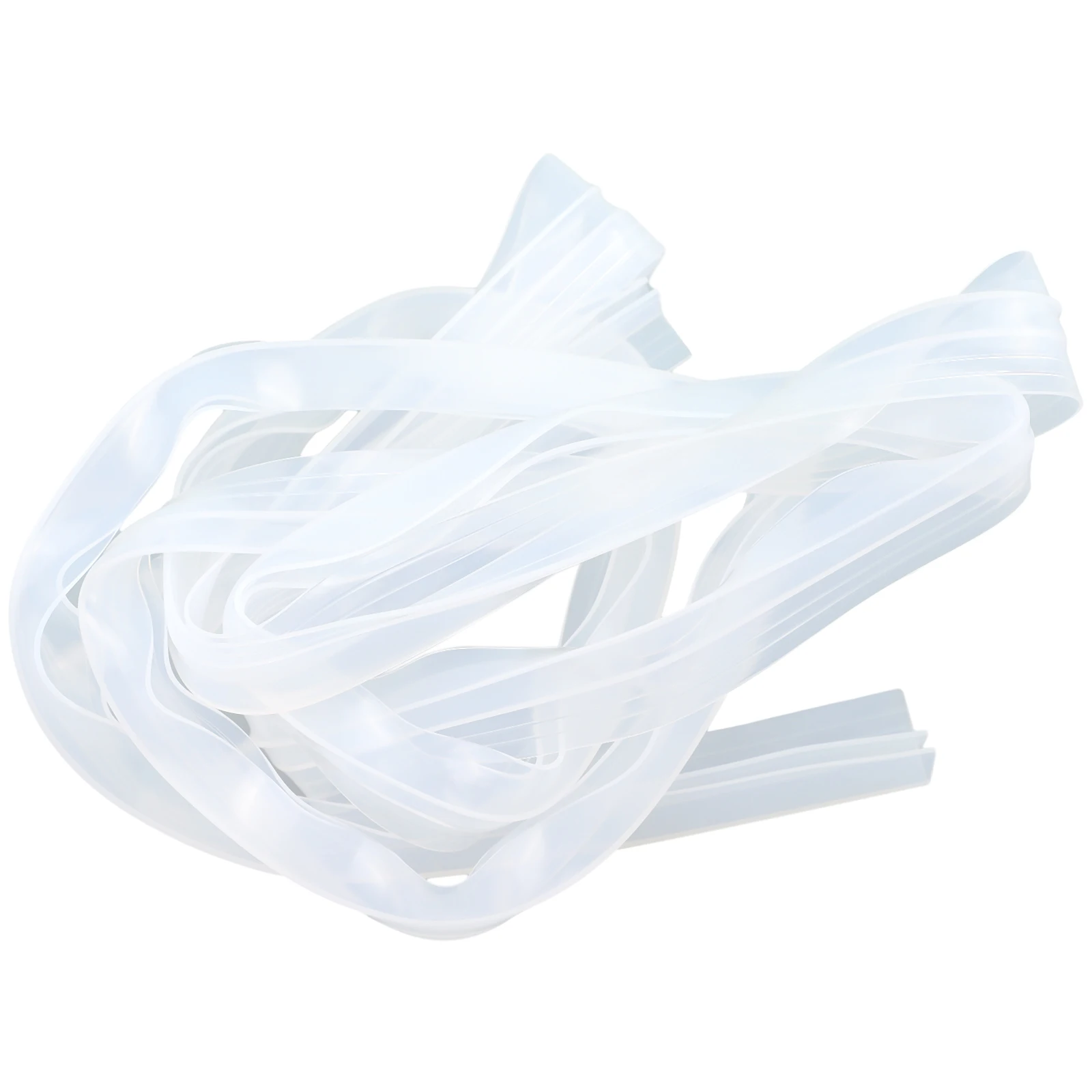 F 타입 투명 고무 유리 방수 따뜻한 씰링 스트립, 발코니 욕실 문짝 및 창문 씰링 스트립, 6mm 유리용