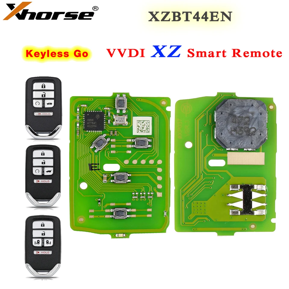Xhorse Universal Smart Key PCB XZBT44EN 5 Buttons for Honda Pilot