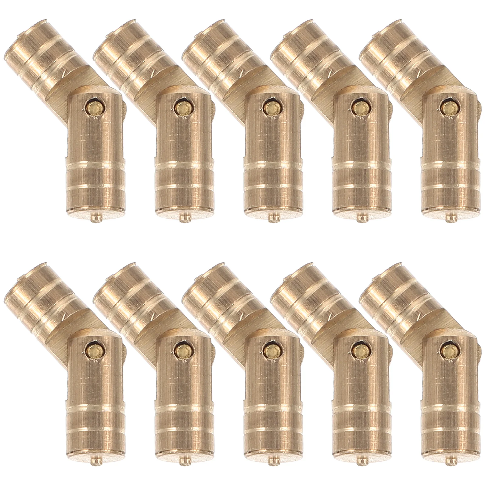 

10pcs Copper Hidden Hinges Vintage Brass Hinges For Wooden Box Jewelry Cabinet Doors Metal Furniture Replacement
