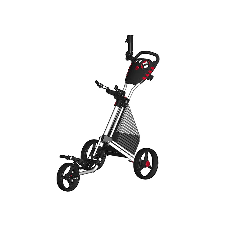 Cena producenta Wózek golfowy typu push-pull Mały składany wózek golfowy