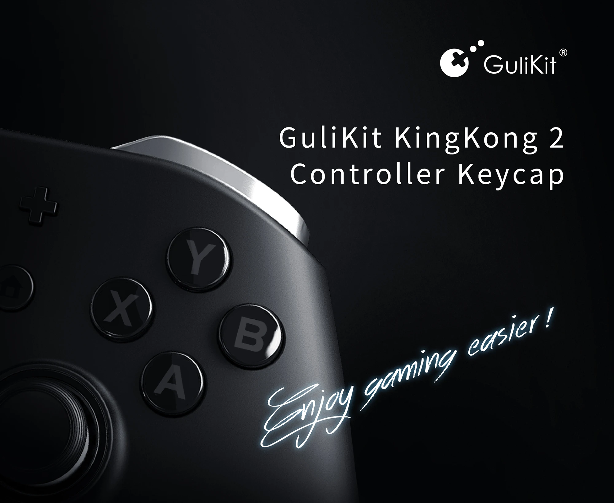 GuliKit NS32 KingKong 2 Gamepad Keycap dla KingKong 2 Pro NS08 NS09 kontroler A B X Y przycisk do naprawa komputera akcesoria do gier