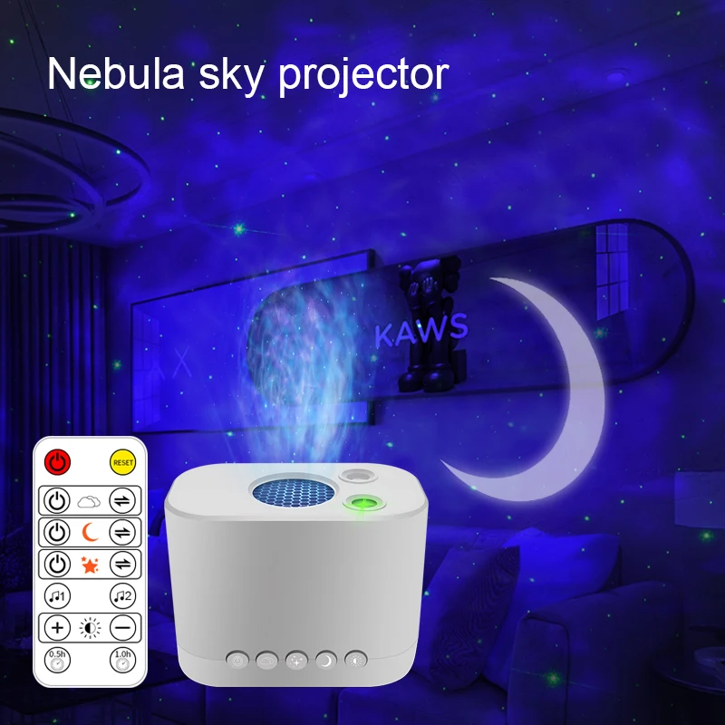 Colorful Starry Sky Galaxy Projector Nightlight Child Bluetooth USB Music Player Star Night Light Romantic Projection Lamp Gifts