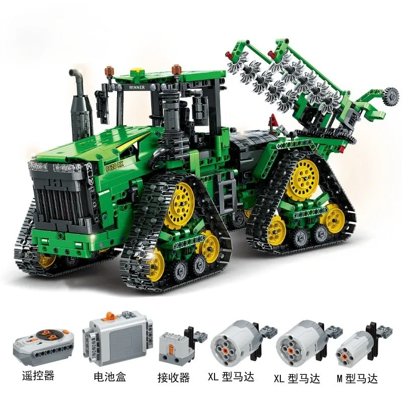

Высокотехнологичная инженерия 9620RX Треугольная гусеничная машина 1:18 RC Тракторы Головоломка Модель Строительный блок Кирпичные игрушки Детский подарочный набор