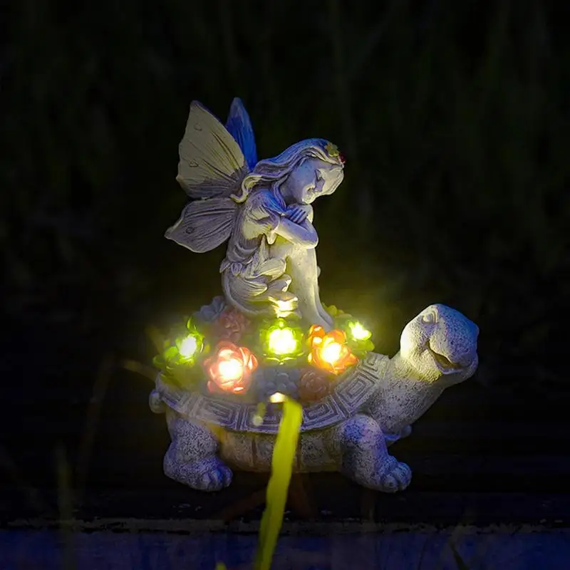 

Solar Turtle Light Turtle Statue Lights Garden Decor Solar Powered Attractive Turtle Statue Automatic And Weather Resistant