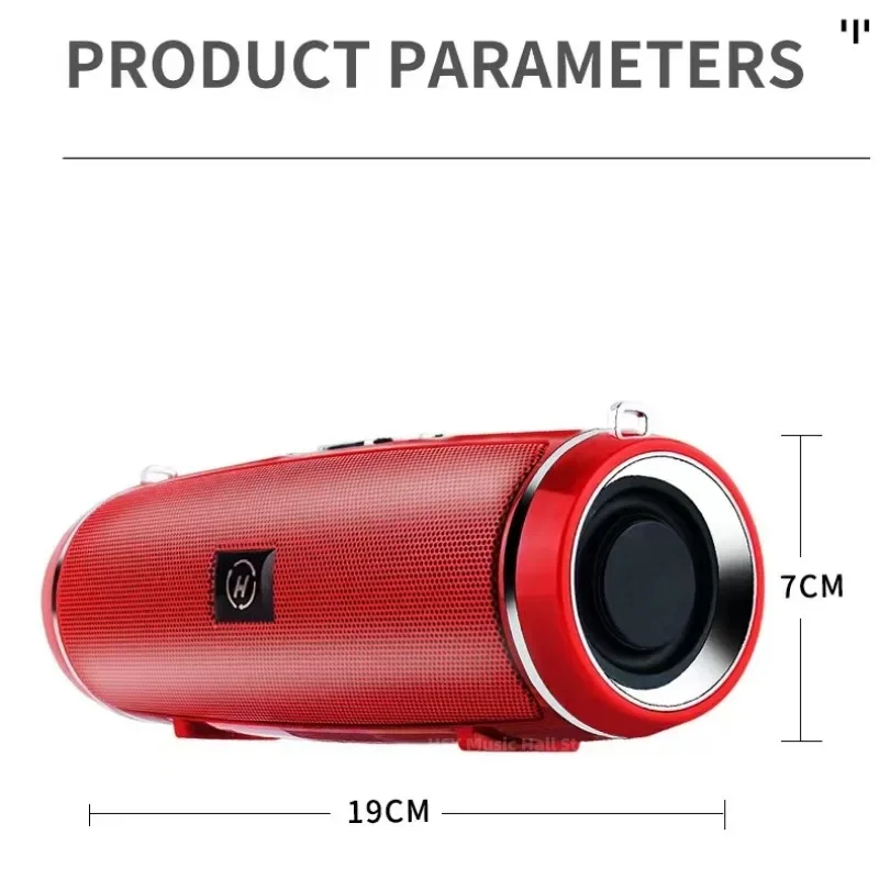 Caixa de som bluetooth 200w alta potência portátil baixo ao ar livre áudio sem fio 3d surround bluetooth alto-falante tws/fm/voz baile