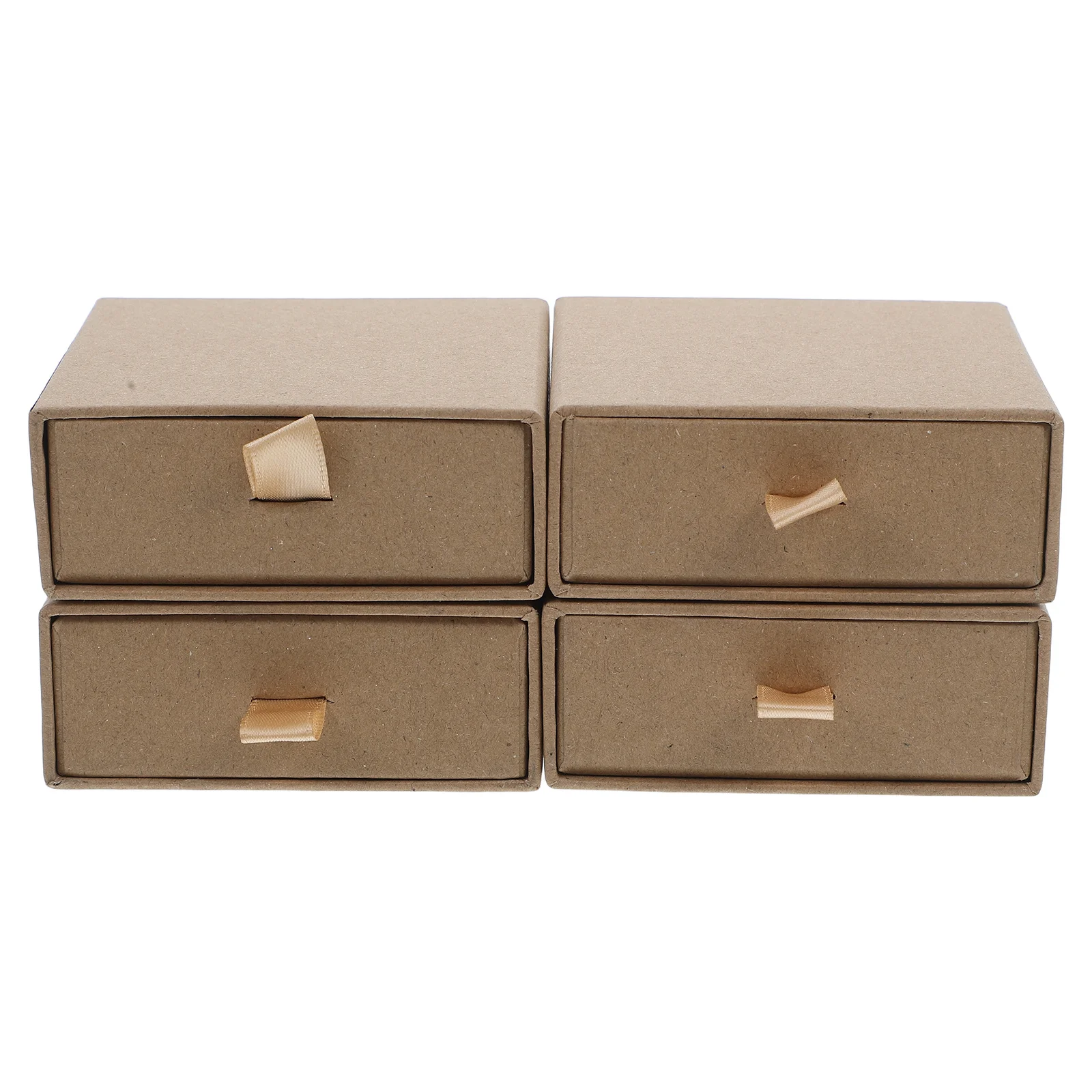 

4 шт., маленькие подарочные коробки для ювелирных изделий, тип ящика, бумажная квадратная упаковочная коробка для ожерелья, сережек, кольца, органайзер для путешествий, чехол