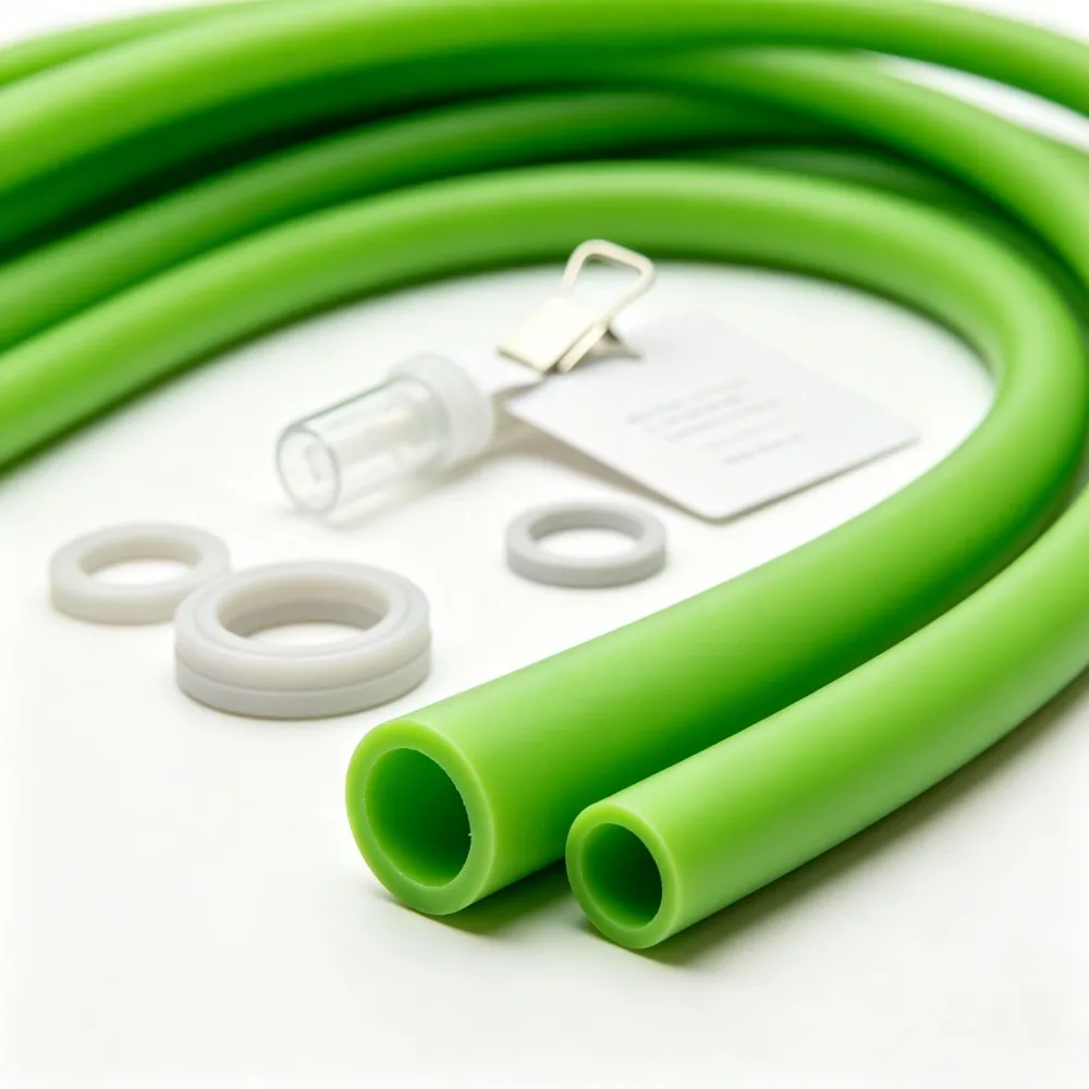 Bright Green Natural Latex Rubber Hose ID1-8mm High Elastic Surgical Medical Tube Tourniquet Pipe DIY Fitness Resistance Tubing