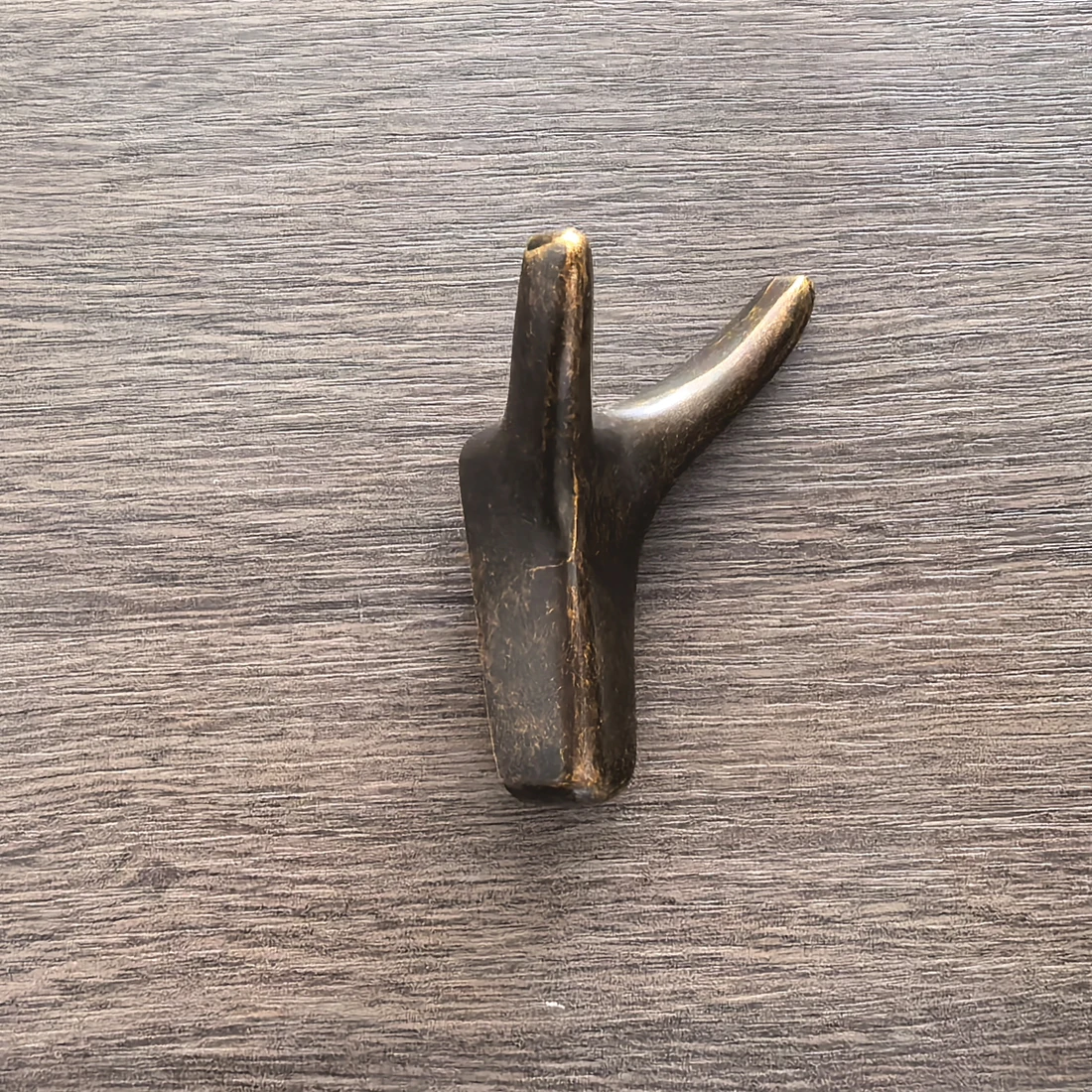 YUTOKO Hochwertiger Vintage-Stil Antik-Bronze Einzelhaken für Kleidung und Hüte Amerikanischer Garderobenhaken für den Flur – Detail 8