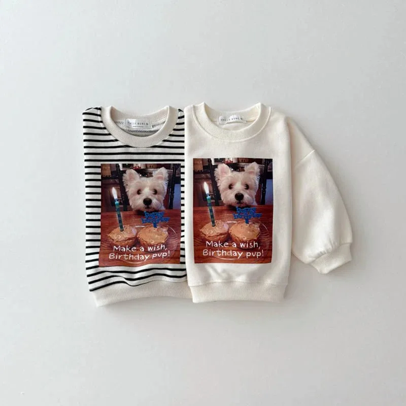 

2025 Autumn New Children Long Sleeve Casual Sweatshirt Baby Cute Dog Print Pullover Boys Girls Cotton Sweatshirt Kids Clothes