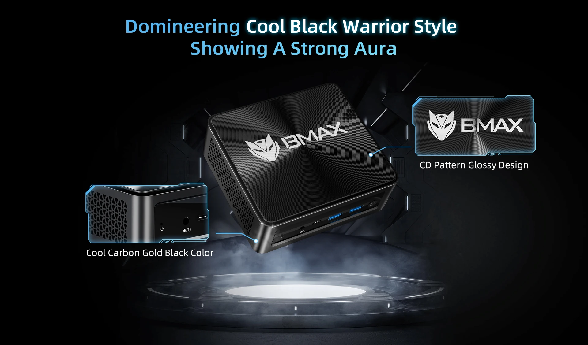 Bmax B9 Power Barebone Mini PC Intel Core I9-12900H 14 Cores up to 5.0GHz 24GB RAM 1TB SSD WiFi 6 Bluetooth 5.2 Mini PC