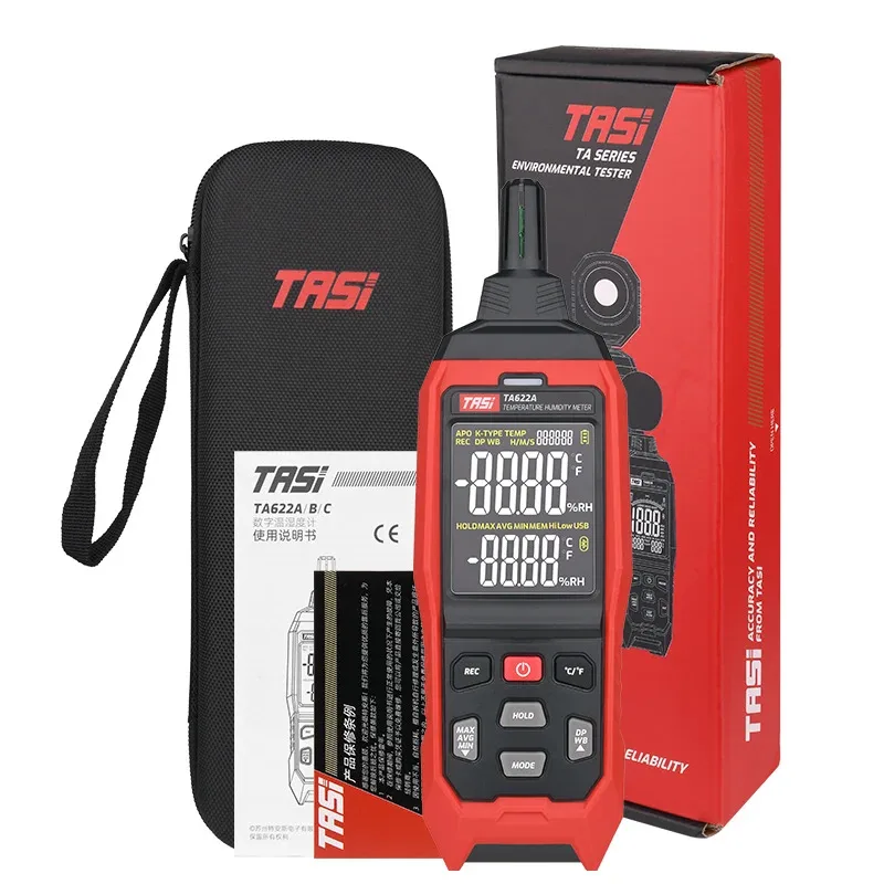 

For Sea Shipping, CustomizedTASI TA622A Digital Thermometer Hygrometer Indoor Plastic OEM ODM Meter Factory Price LCD from China