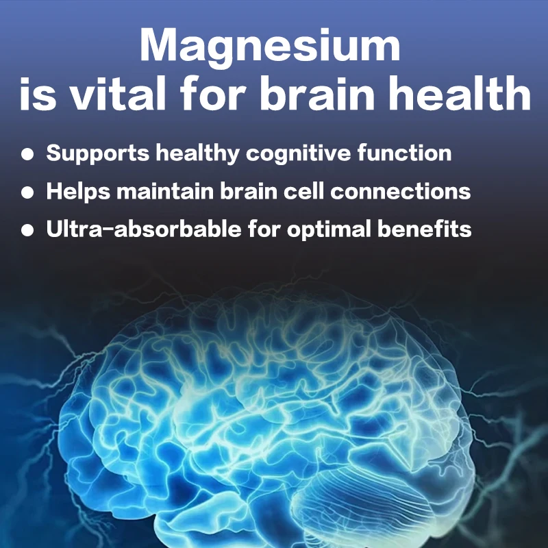 Magnesium L-Threonate Supplement – Promotes Brain Health, Improves Memory and Concentration