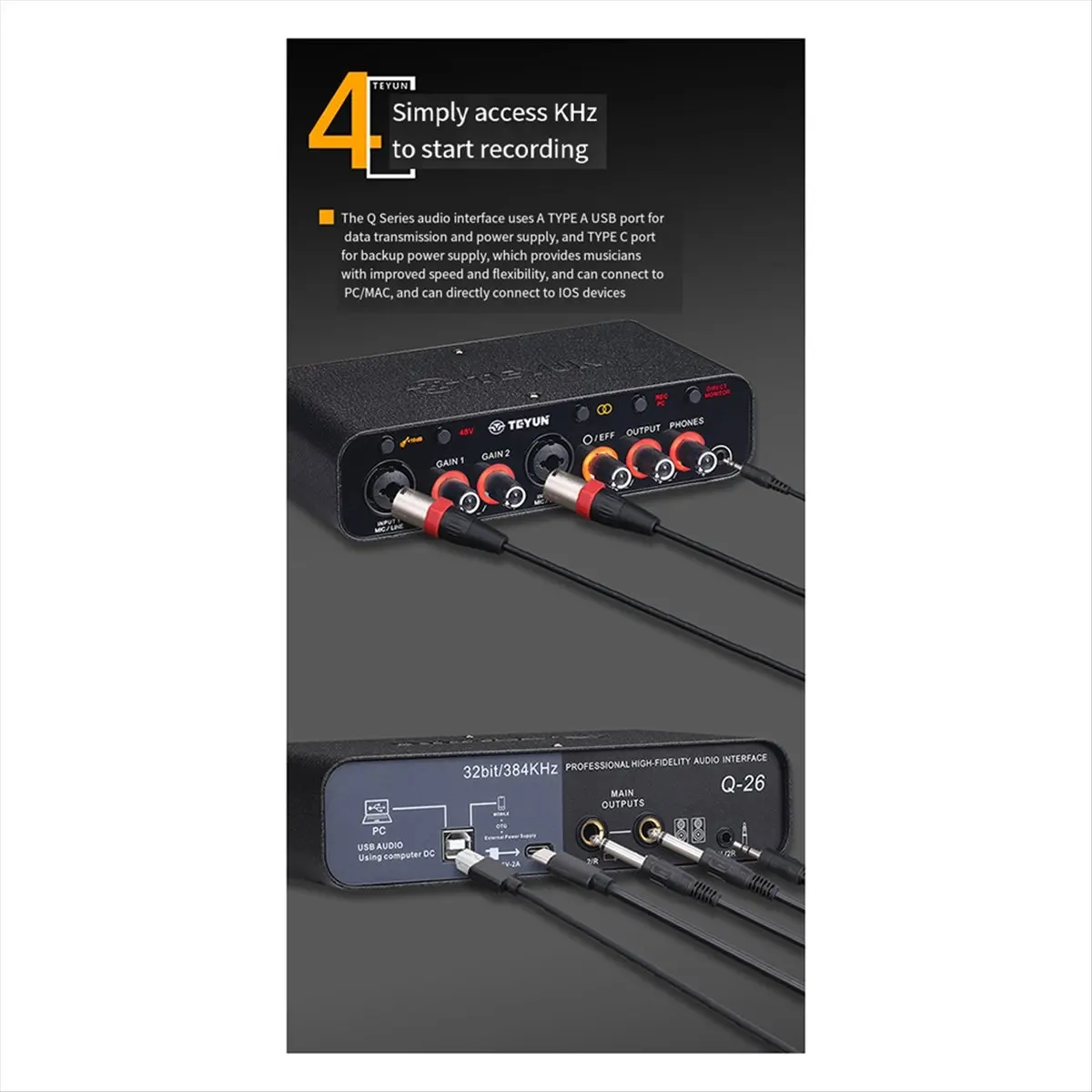 abst-q-26-usb-audio-interface-sound-card-with-electric-guitar-live-recording-usb-external-sound-card-for-studio