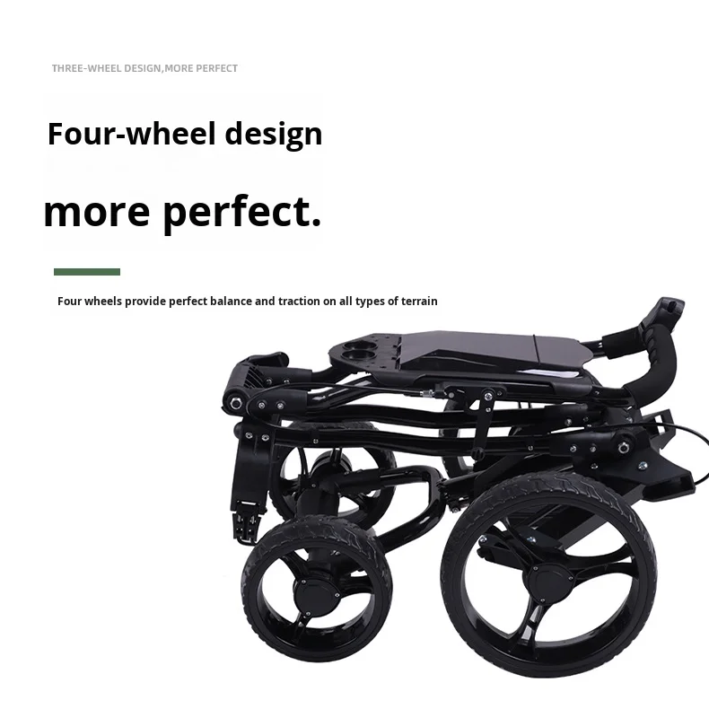 Golf Push Cart 4 Wheel Foldable Trolley With Umbrella Holder Drink Pocket 20kg Capacity Club Caddy For Men Women Training