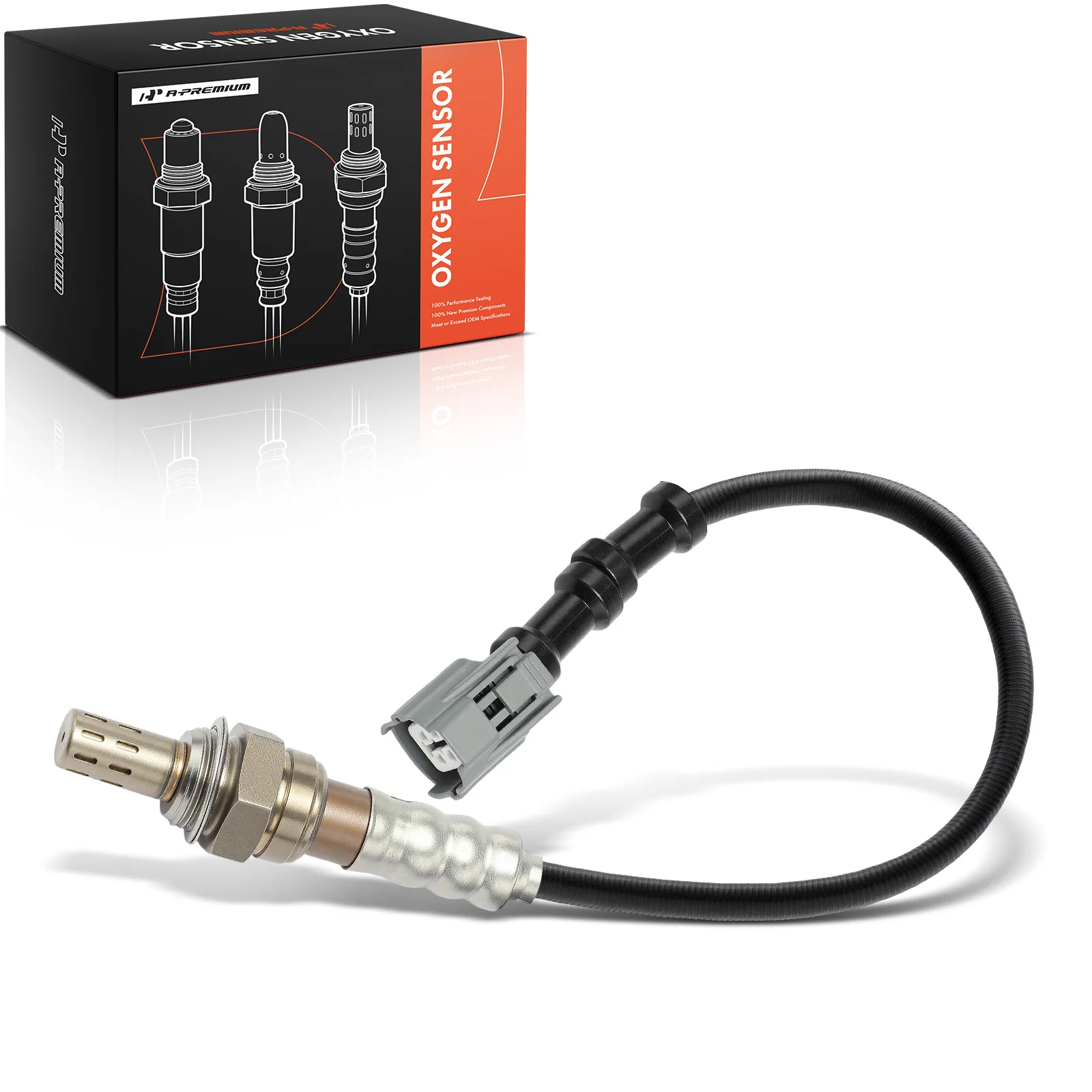 A-Premium Center or Downstream O2 Oxygen Sensor for Honda Civic 1999-2000 2003-2005 Insight 2002-2006 Element 2003-2011 Acura EL