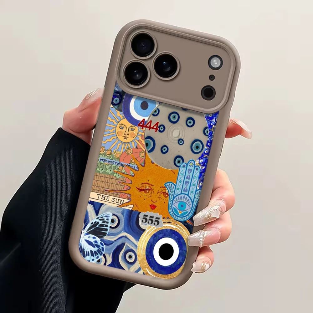 444 Böses Auge Spiritualität Silikonhülle für iPhone 16 13 11 17 Pro Max Hüllen iPhone 12 ProMax 14 15 Plus 8 XS Stoßfeste Hülle – Detail 9