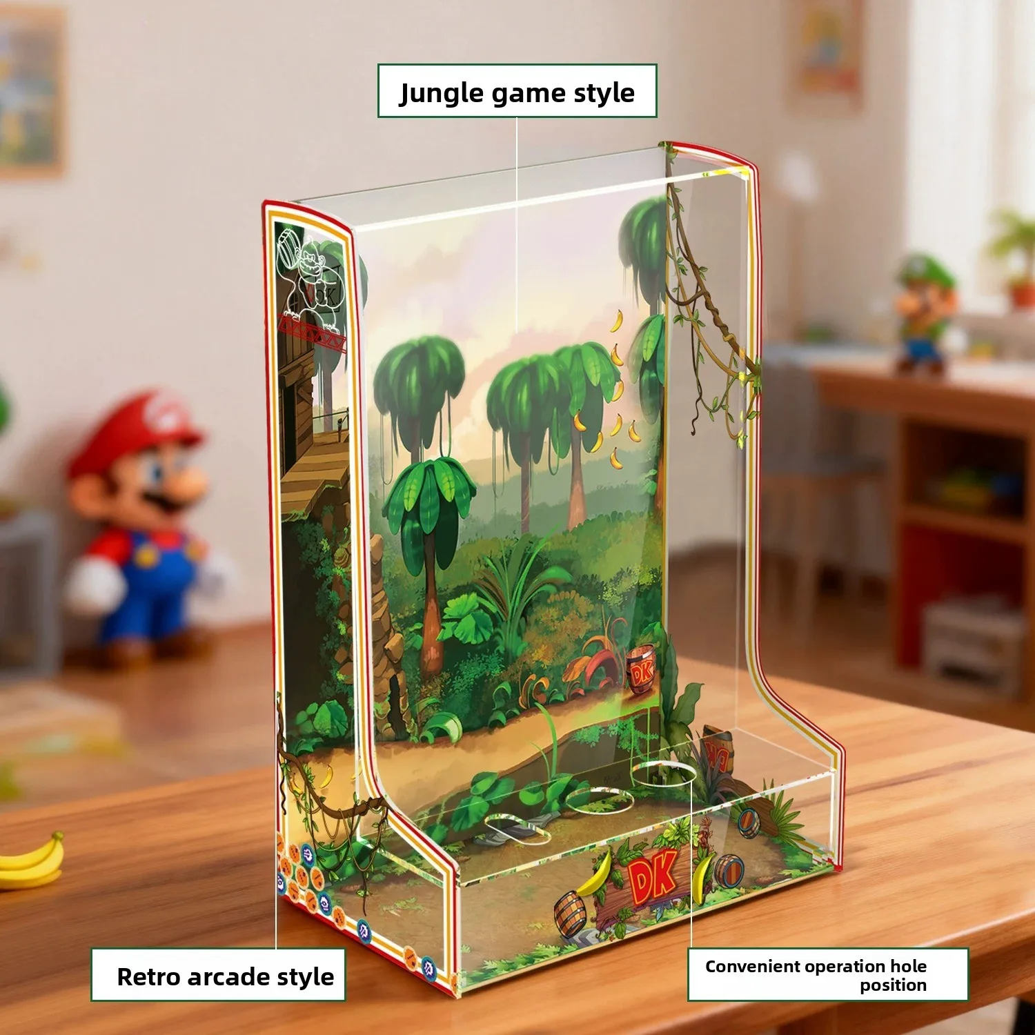 Suitable for LEGO 72051 Donkey Kong Arcade Game Console Display Storage Box Donkey Kong Dust Cover - view 4