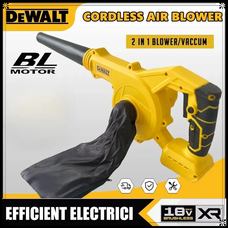 

Беспроводной электрический пылесос-воздуходувка DeWalt Collector Leaf Duster для сбора листьев, многофункциональный, для аккумуляторных инструментов 18В/20В