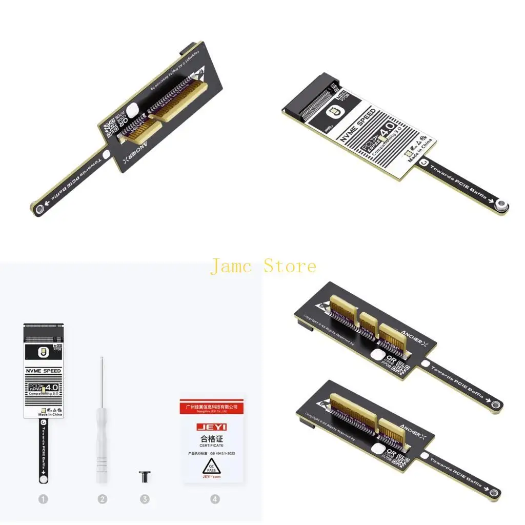 LX0B PCIExpress PCIeX4 Converter Supports PCIe4.0 PCIE3.0 For Desktop Upgrades