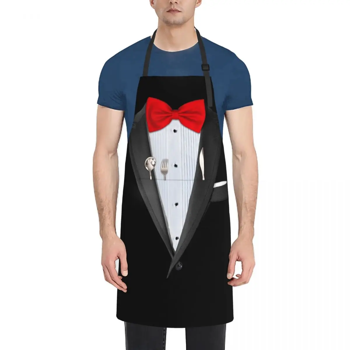

Realistic Tuxedo Shirt Apron Kitchen Things And For Home For Girl custom women's kitchen Ladies Apron