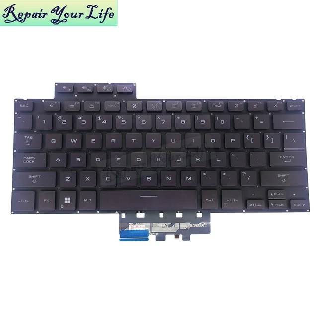 GA402 US RGB Backlit Keyboard for ASUS ROG Zephyrus G14 GA402RJ GA402RK  Notebook Keyboards Backlight 0KNR0-281FUS00 V205526CS1 - AliExpress