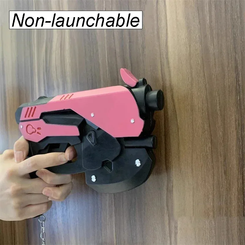 Overwatch D.Va Mei Puntelli Cosplay Materiale in gomma PU Armi Pistole Giocattolo Gioco Uniforme Accessori Halloween Natale Carnevale