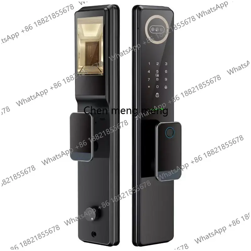 

Fingerprint lock household anti-theft smart door, password magnetic card, lock electronics