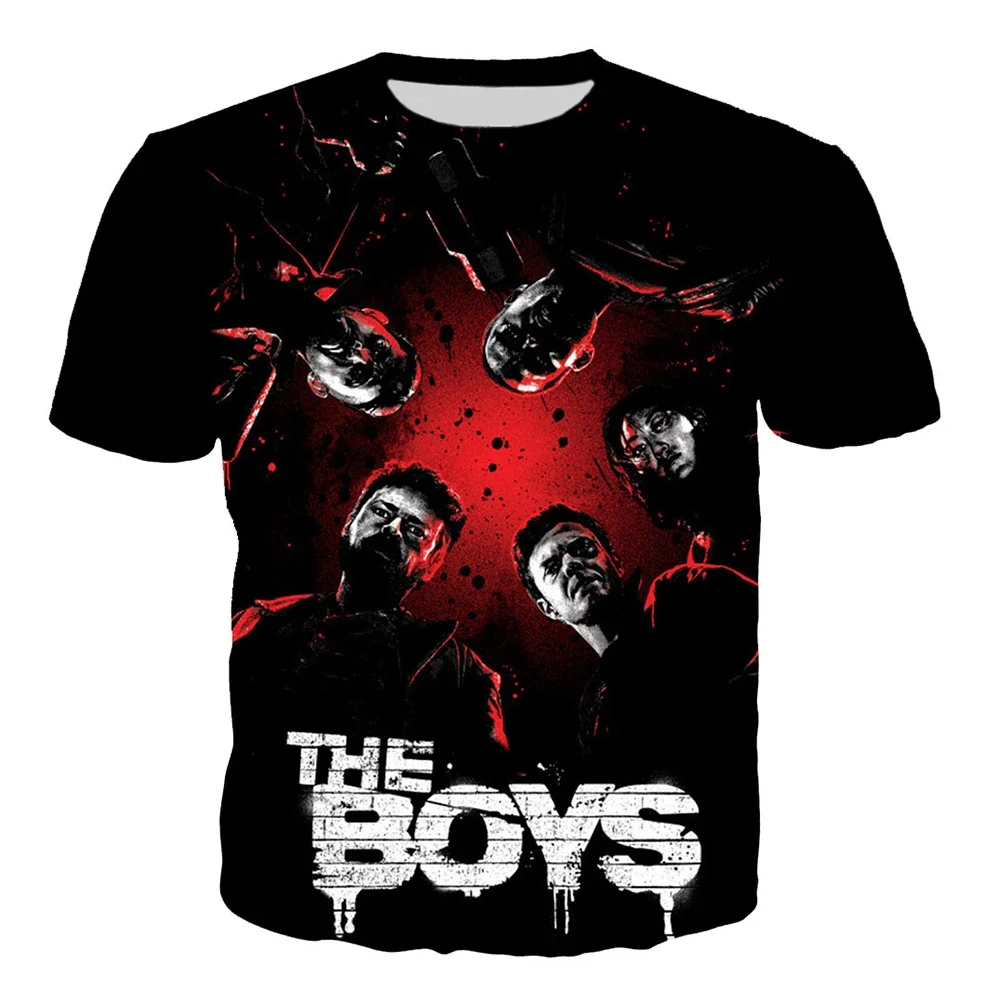 

TV Series "Boys" Men's and Women's 3D Printed T-shirts, Fashion Streetwear, Economy Short Sleeves, Kids' Wear, News