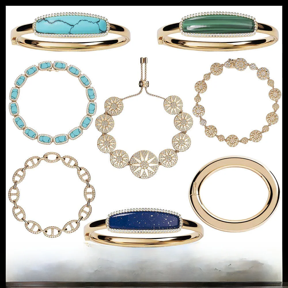 

Квадратный браслет для душа Чистое серебро Голубое озеро Бирюзовый лазурит Свинья Нос Старфи Ручные украшения MPAS925 Faion Acco...