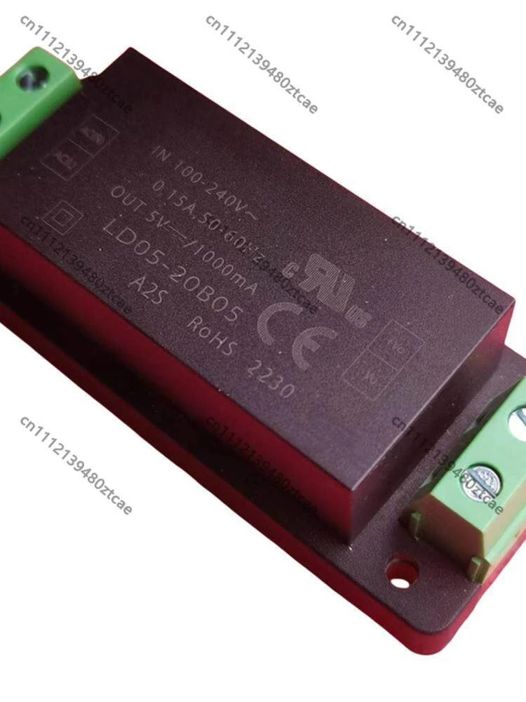 LD05-20B05A2S 5W 220V Input AC-DC Power Module 5V 1A 4kV Isolation Chassis Terminal Industrial Converter