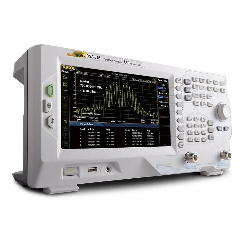 Portable Spectrum Analyzer DSA815-TG with Tracking Source 9KHz ~ 7.5GHz Frequency