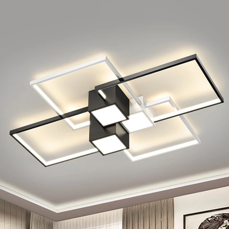 Decorazione domestica nordica salone arredamento camera da letto lampada a led intelligente luci per stanza dimmerabile Plafoniera lamparas illuminazione interna