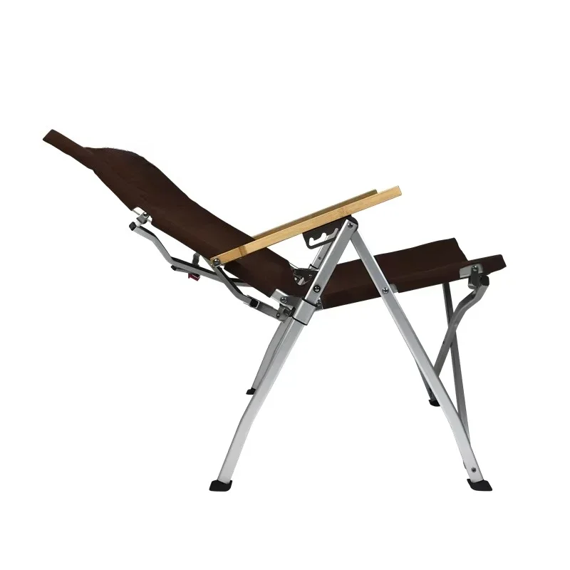 Outdoor compact adjustable folding marching chair with handbag