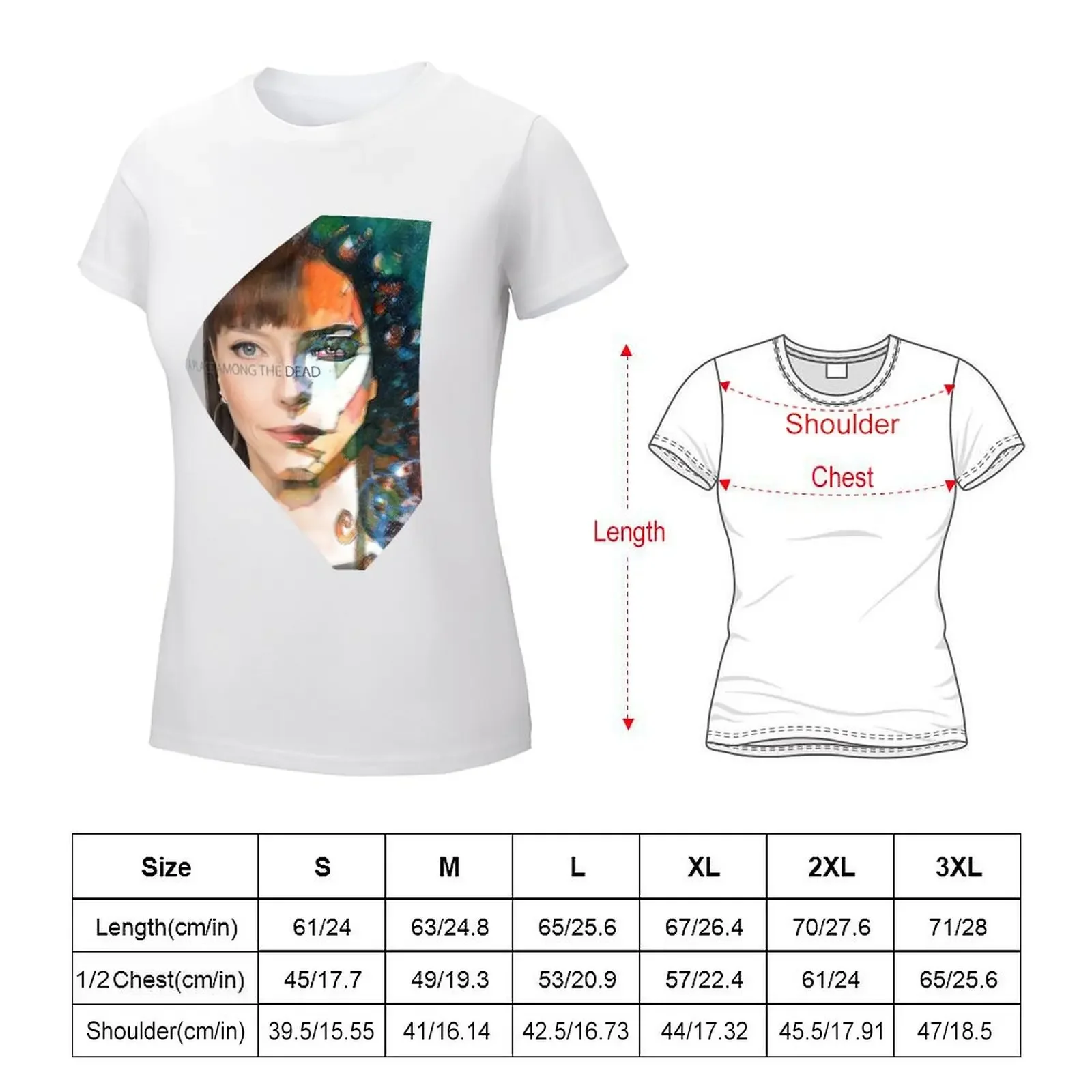 A PLACE AMONG THE DEAD: Juliet Landau T-shirt Short sleeve tee summer clothes vintage clothes Women's tops