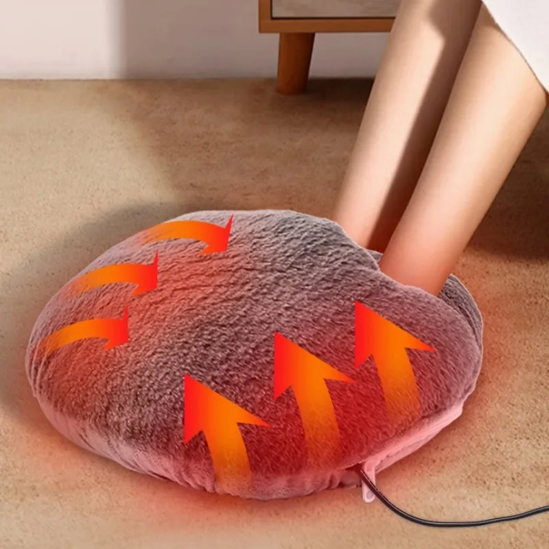 

USB Electric Foot Warmer With Constant Temperature Heating Soft Goose Down Foot Warmer Washable Winter 5V Feet Heating Pads