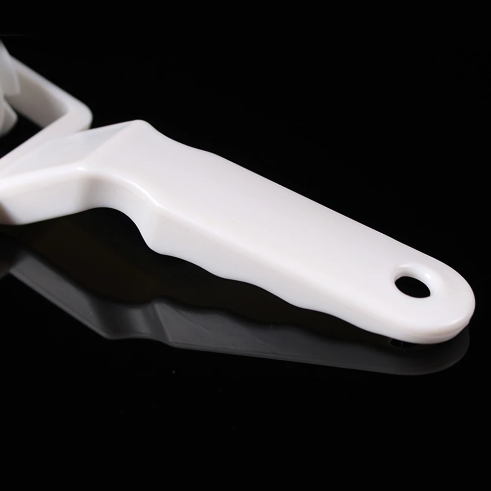 

Lattice Roller Cutter Tool Plastic Baking Hobbing Tool For Dough Pastry Cookie Size S White Easy To Use Rolling Mold