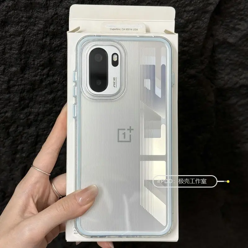For Oneplus ACE 6 6T 15R Transparent Case Stunning 2-in-1 Design Soft TPU Skin-feel Shockproof Protection Cover For Oneplus ACE6
