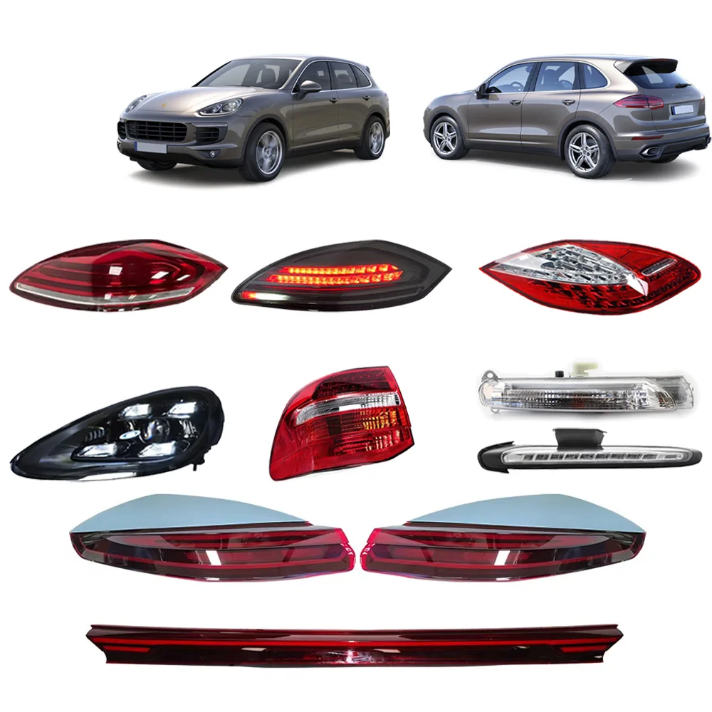 

LED Tail Lights Headlights Fog Lights Turn Signals for Por Panamera and Cayenne 2007 to 2017 Upgrade Replacement Parts