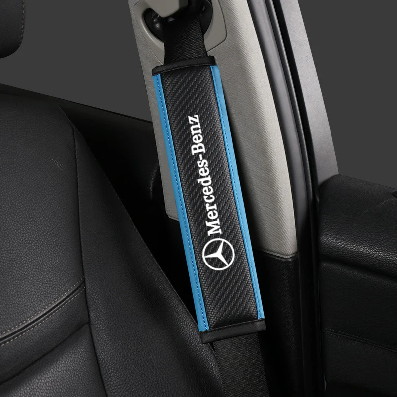

Car Seat Safety Belt Shoulder Pad Protection Cover For Mercedes Benz AMG W204 W205 W203 W211 W212 W213 W201 W210 W124 Accessory