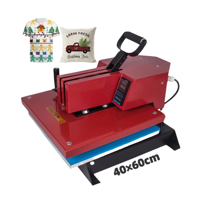 

Heat Sublimation Transfer Digital Printing Machine T Shirt Sticker Glitter Shopping Bag 40*60CM Heat Press Machine