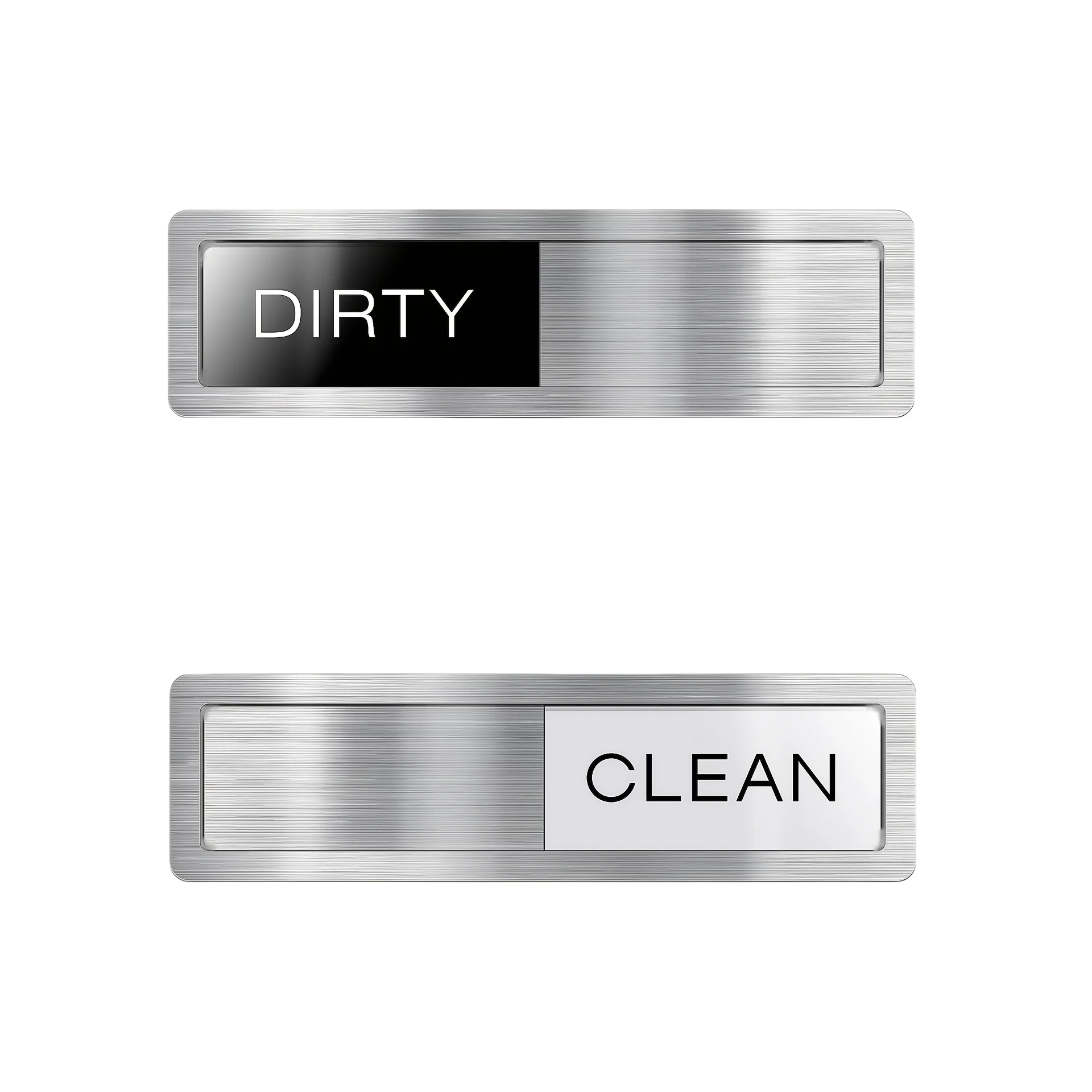1pc Silvery Self‑Adhesive Dishwasher Cleaning Stain Marker, Easy‑to‑Read Slide Kitchen Gadget for Dishwasher Washing Machine