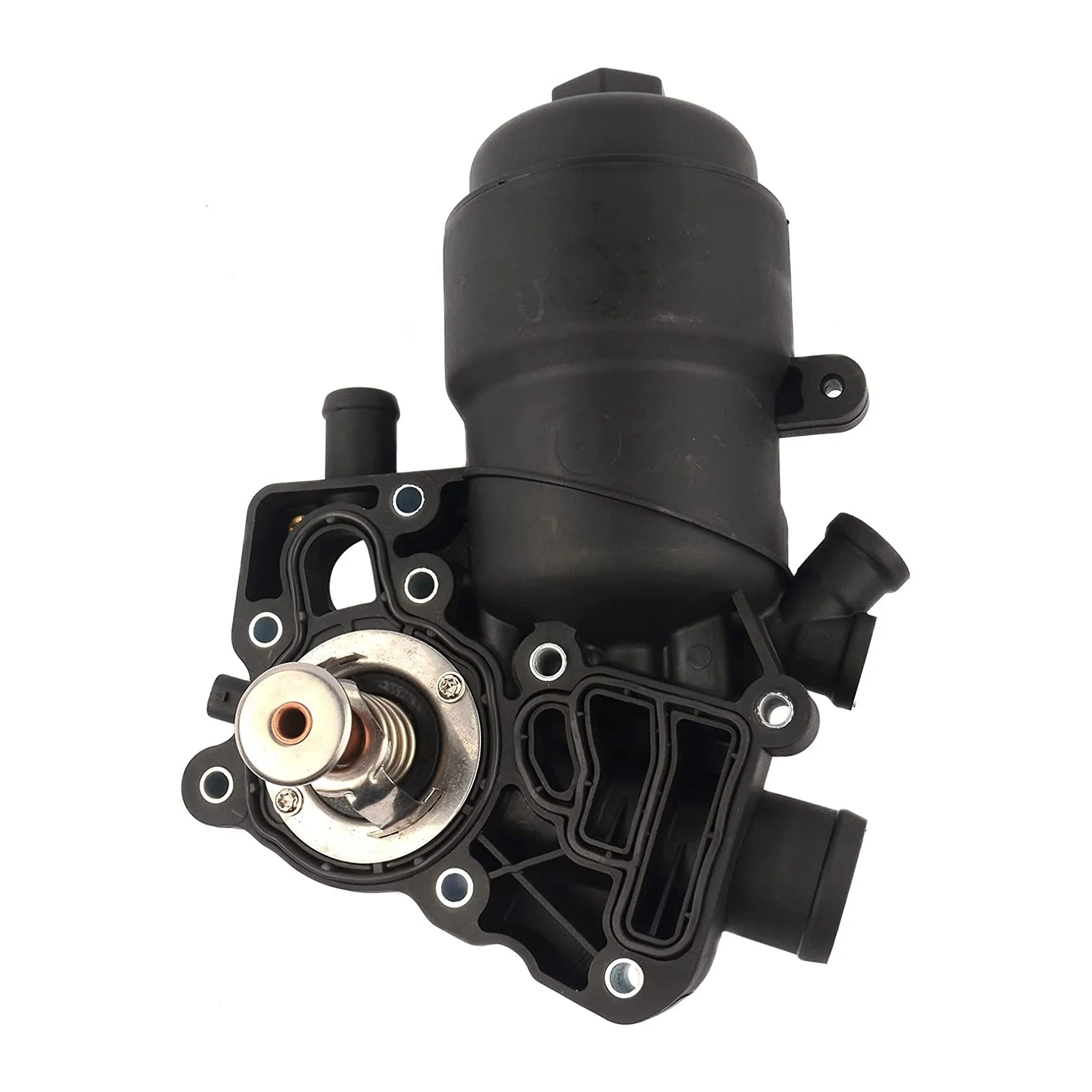 059115389 P مبيت مرشح زيت المحرك ث/استبدال ترموستات المبرد ل-أودي A6 A7 A8 Q5 Q7 طوارق 3.0L 2013-2016