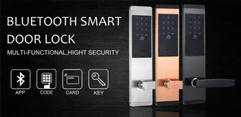 Wi-Fi Remoto Safe Gate Lock, TTlock App, Número Pin inteligente, Código Keyless do teclado, senha digital, casa, escritório, Hotel, chinês