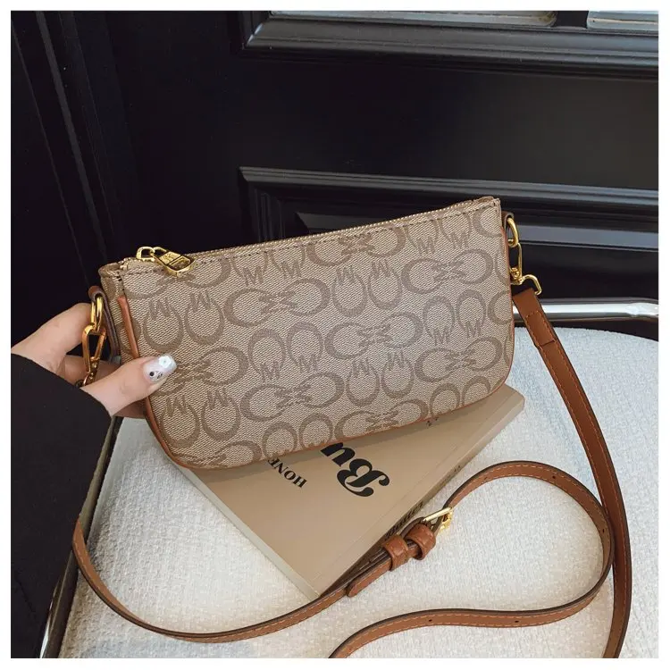 

Простые винтажные элегантные сумки для подгузников для женщин, высококачественная повседневная сумка-тоут, роскошная брендовая сумка через плечо, модная сумка-мессенджер.